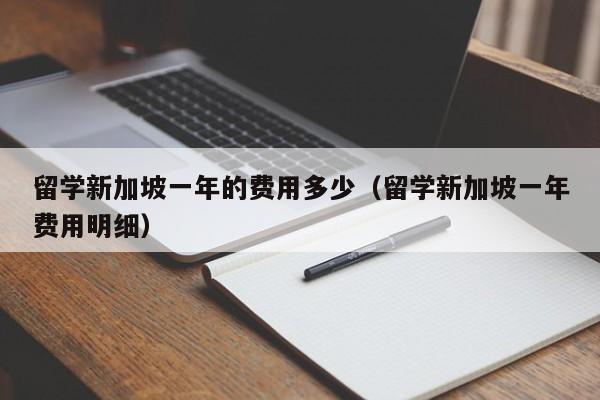 留学新加坡一年的费用多少（留学新加坡一年费用明细）