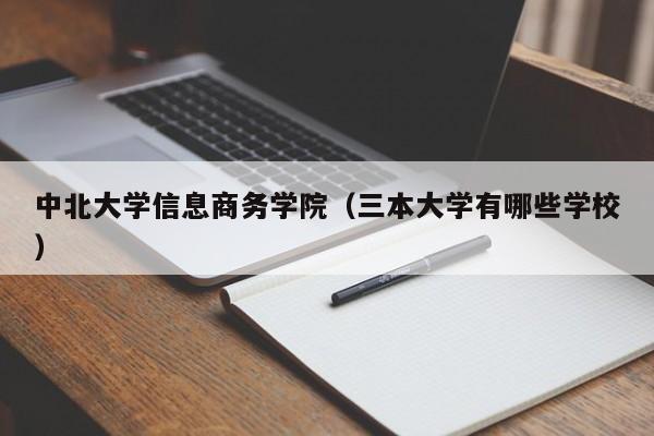 中北大学信息商务学院（三本大学有哪些学校）