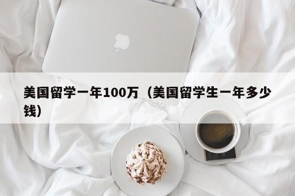 美国留学一年100万（美国留学生一年多少钱）