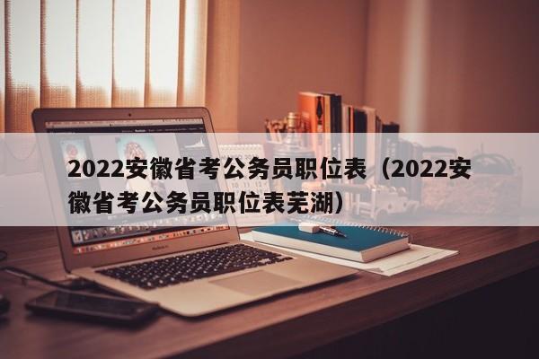 2022安徽省考公务员职位表（2022安徽省考公务员职位表芜湖）