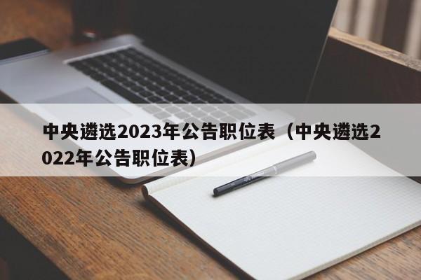 中央遴选2023年公告职位表（中央遴选2022年公告职位表）