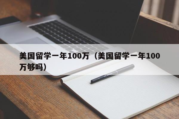 美国留学一年100万（美国留学一年100万够吗）